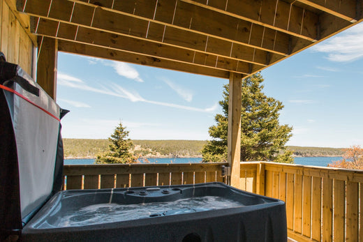 Dive into Health: The Therapeutic Wonders of Winter Hot Tub Soaking at Whale House Guest House