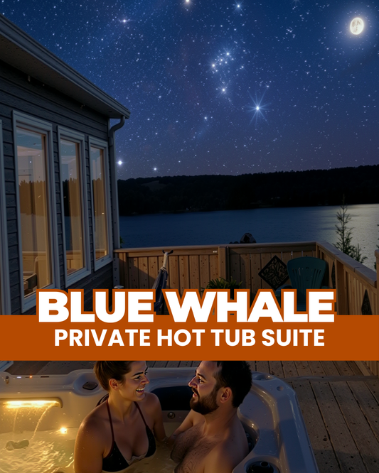 Blue Whale Suite With Private Hot Tub + 24hr Sauna Access