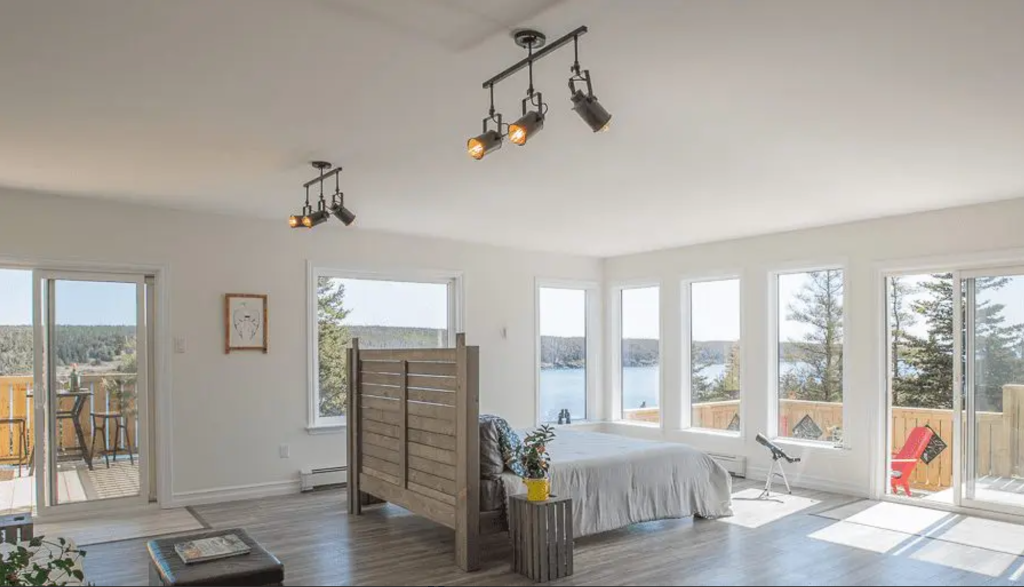 Bedroom View Blue Whale Suite