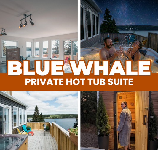 Blue Whale Suite With Private Hot Tub + 24hr Sauna Access