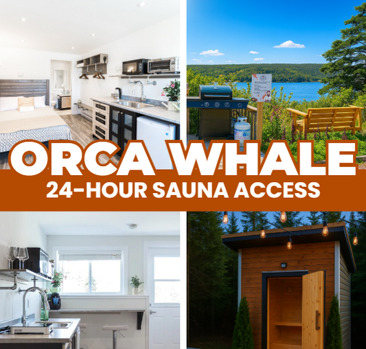 Orca Whale Suite With 24hr Sauna Access